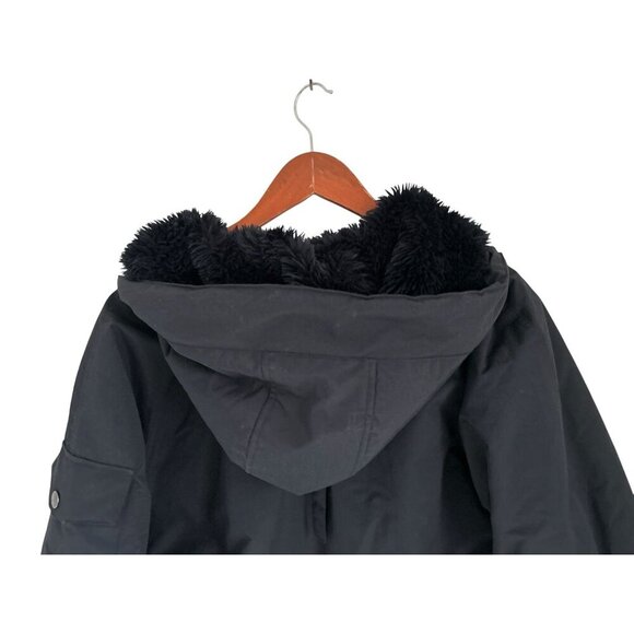 Carhartt ANCHORAGE Parka Black Insulated Waterproof Hooded Parka Jacket Size L - Picture 7 of 13